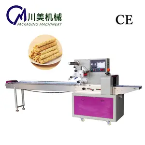 full automatic Small packet famous brand motor control candy egg roll tray packing machine