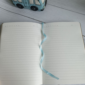 Wholesale A5 Printed Logo Customized PU Leather <strong>Diaries</strong> Designer 2023 Dotted <strong>Lined</strong> Daily Monthly Planner Journal <strong>Notebook</strong> - Product Image 2