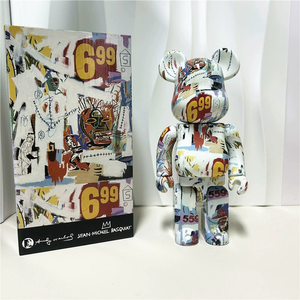 ฟิกเกอร์แบร์บริค Kwa รูปค้างคาวขนาด28ซม. ทำจากเรซิ่น400% ทาสีมือศิลปะห้องนั่งเล่นตกแต่งบ้านตุ๊กตาหมี - Product Image 4