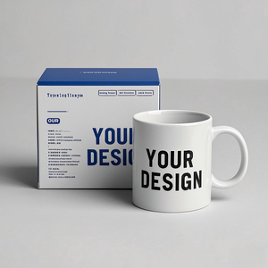 Tazza da Caffè in Ceramica di Design Moderno dalla Fabbrica OEM, Tazza per Acqua in Gres con Stampa Logo e Confezione per Promozione Pubblicitaria - Product Image 6