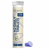 Comprimés effervescents d'hydrogène H2 sans saveur, formule personnalisée pour adultes, enrichis en magnésium, 20 unités, avec emballage logo.