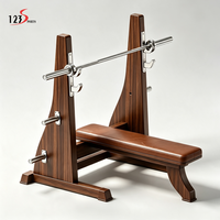 Banc de musculation multifonctionnel en bois de haute qualité pour la maison, réglable, pour exercices de musculation et press de poitrine