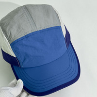 Fabricante de sombreros de campamento de secado rápido de nailon de 5 paneles, sombreros impermeables para acampar, gorra deportiva ligera para correr, escalada, senderismo, sombrero de trekking