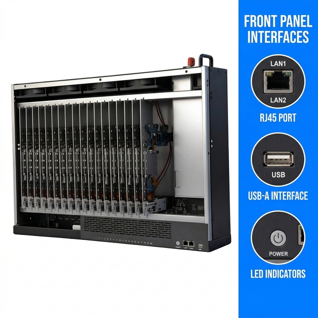 Mobile Phone Motherboard Phone Farm Box Sim Chassis for iphone Cell Phone Farm Root Server case