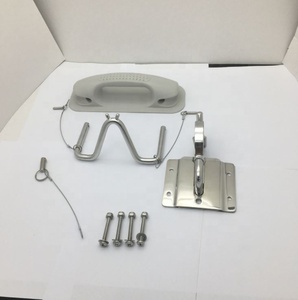 MagiDeal-Conjunto de DAST rápido de acero inoxidable con almohadilla y mango de montaje de liberación rápida, accesorios para barcos, hardware marino - Product Image 2