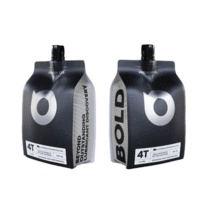 Pochette souple anti-fuite en plastique pour huile moteur 5 litres noire, 1L 3L 5L, emballage écologique pour huile moteur de voiture avec poignée