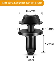 Clips et attaches en plastique de forme personnalisée pour pare-chocs automobiles