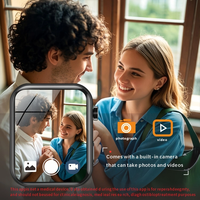 SENBONO P51 Nouvelle Montre Connectée pour Femme, Enregistrements Vidéo et Caméra, Musique Locale, Répondre aux Appels, Sport, pour Homme iOS Android
