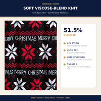 Pulls de Noël moches pour hommes, col rond, jacquard flocon de neige, mélange de viscose, tricoté, pour fêtes, vente en gros, OEM