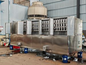 Máquina de Hielo en Cubos de 10000 kg por Día, Coldsmart, Completamente de Acero Inoxidable, para Subasta de Pescado - Product Image 2