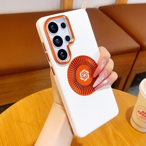 Business Magnetic PU Leather <b>Phone</b> Case for Samsung S26 S24 S25 Ultra Plus With Metal Heat Dissipation Hole Shockproof Cover - Product Image 1