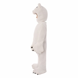 Disfraz de oso polar para niños, traje de actuación de rol de animales, traje de Halloween de piel blanca - Product Image 4
