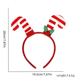 Adult and Children's <strong>Christmas</strong> Tree Headband with Antler Crutch Festive Party Photo Props and Decorations Supply - Product Image 6