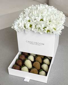 กล่องของขวัญ<span class=keywords><strong>ส่ง</strong></span>ดอกไม้<span class=keywords><strong>แล</strong></span>ะส<span class=keywords><strong>ต</strong></span>รอเบอร์รี่เคลือบช็อคโกแล<span class=keywords><strong>ต</strong></span>เปล่าแบบกำหนดเอง - Product Image 4