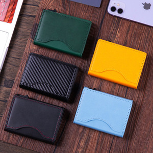Unique Design Magnetic Trifold Phone <b>Wallet</b> RFID Anti Theft Pop Up Card <b>Holder</b> with ID Window Large Card Capacity for Everyday - Product Image 1