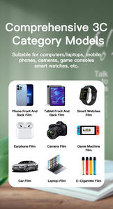 Cortador de película inteligente, máquina de corte de película de hidrogel, pantalla táctil grande de 7 pulgadas, directo de fábrica - Product Image 3