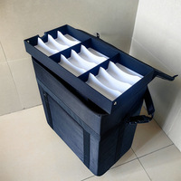 Valise de présentation pour lunettes ; Armoire de rangement pour lunettes de soleil en tissu Oxford ; Présentoir de rangement pour lunettes