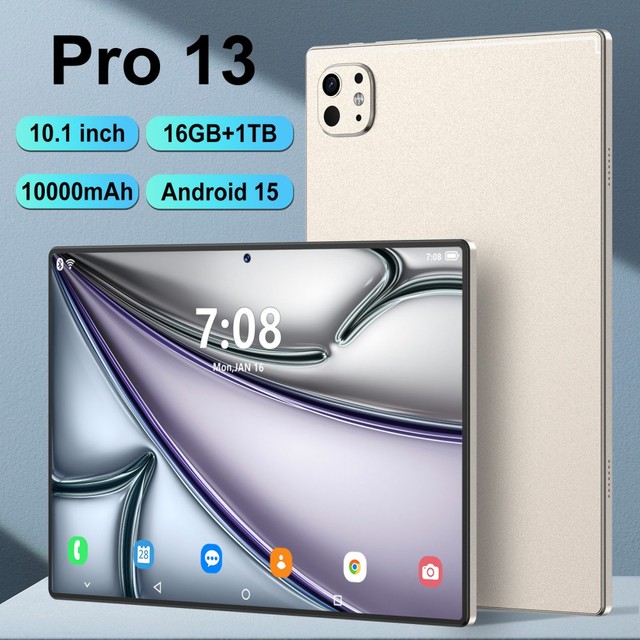 Hot Selling 10.1 Inch Pad Pro 13 Octa Core Android 15 Ram 16gb Rom 1tb Tablet With Sim Card Business Tablet for Professional