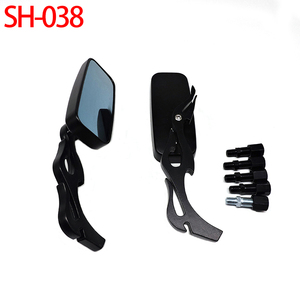 8 من ملحقات الدراجة النارية و 10 ، مرايا جانبية للرؤية الخلفية لدراجة هارلي هوندا ياماها كاواساكي ، دراجة رياضية شاملة - Product Image 6