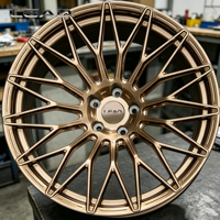 Jantes en alliage d'aluminium forgé bronze concave profond LEAD 18-22 pouces 5x112/5x114.3/5x120 25mm ET 1 pièce pour voitures particulières