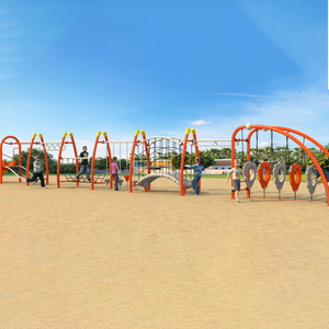 Thiết bị thể dục đa năng ngoài trời Boke, chất liệu nhựa kim loại, dùng cho tập luyện thể chất và giải trí, chịu tải 25kg - Product Image 1