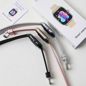 Smart <b>Watch</b> with Silicon Strap Fitness Tracker Heart Rate Monitor Waterproof IP67 Compass Function Answer Call Magnetic Charging - Product Image 3