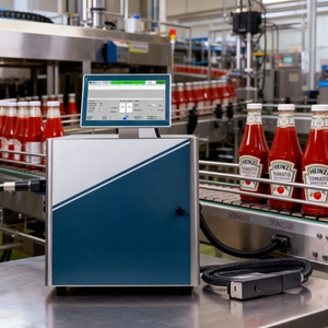Imprimante jet d'encre à petits caractères DOCOD LD-S1000 à faible entretien, machine d'impression automatique de date CIJ pour codes-barres GS1 et codes QR - Product Image 5