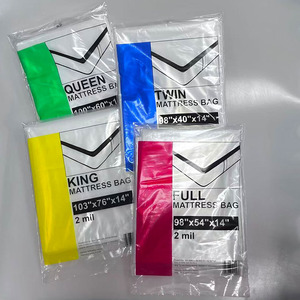 Fundas <span class=keywords><strong>de</strong></span> Plástico Resistentes al Desgaste e Impermeables para Colchones <span class=keywords><strong>de</strong></span> Tamaño Queen, Grosor <span class=keywords><strong>de</strong></span> 2 Mil, para Mudanzas, Bolsas <span class=keywords><strong>de</strong></span> Almacenamiento - Product Image 4