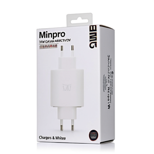 MINIPRO 35W GaN Power Delivery USB Type-C Charger สีขาว PUFCMTCUSBCC35WGWHI - Product Image 3