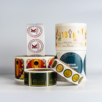Emballage de logo de luxe personnalisé étanche bouteille de cosmétiques vinyle étiquettes en feuille d'or pour animaux de compagnie rouleau impression d'autocollants de shampooing biodégradables
