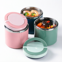 Thermos alimentaire isotherme en acier inoxydable, boîte à lunch pour l'école, 1000 ml