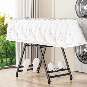 1.4 mètres/1.6 mètres cintre pliable tissu cintre serviette t-shirt intérieur métal <span class=keywords><strong>linge</strong></span> trépied sèche-<span class=keywords><strong>linge</strong></span> support - Product Image 3