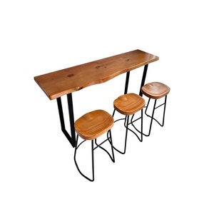 Conjunto de Mesa Redonda y Sillas de Madera Sólida, Estilo Moderno, para Cafetería, Cocina, Comedor, Hogar, Restaurante - Product Image 3