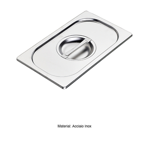 Stainless Steel GN 1/4 Food <b>Pan</b> <b>Lid</b> Inox Inox Macel - Product Image 3