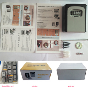 Boîte à <span class=keywords><strong>clés</strong></span> numérique à 4 chiffres, mini coffre-fort mural, boîte à combinaison pour le <span class=keywords><strong>rangement</strong></span> des <span class=keywords><strong>clés</strong></span> - Product Image 3