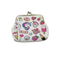 Porte-monnaie vintage Kpop, portefeuille de voyage résistant à l'eau, pochette à monnaie avec fermoir, pochette rétro USUN, sac fourre-tout promotionnel