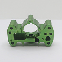 Precise Alignment CNC Machining OEM Aluminum Milling Drilling Auto Parts Green Anodize Sandblast Precise Tolerance Custom Parts