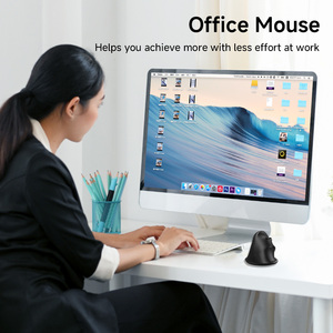 Bluetooth chế độ kép không dây nâng chuột có thể sạc lại Máy Tính Xách Tay PC văn phòng im lặng khá nhấp chuột máy tính Chuột dọc tiện dụng - Product Image 4