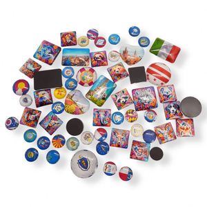 Cadeaux promotionnels Aimants de réfrigérateur en verre cristal décoratifs personnalisés d'Australie 30 mm - Product Image 1