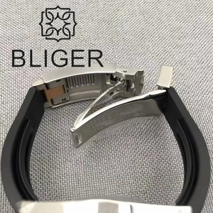 BLIGER <span class=keywords><strong>orologio</strong></span> 40mm anello in <span class=keywords><strong>oro</strong></span> rosa cassa in argento moda giappone 24 gioielli NH35 <span class=keywords><strong>automatico</strong></span> <span class=keywords><strong>orologio</strong></span> uomo cinturino personalizzato - Product Image 5