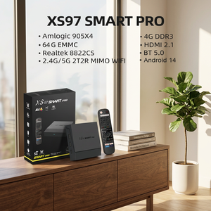 XS97 Smart Pro, Fabricación Bajo Pedido, 4GB RAM, 32GB ROM, Android 14, WiFi 5GHz, 4K HDR, Quad Core Amlogic S905X4 - Product Image 1
