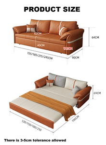 Moderno Chesterfield Sala de estar Muebles Extender Sofá Cam Cama Sofás - Product Image 6