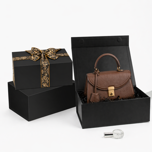 Custom Printed Foldable <b>Magnetic</b> Rigid Paper <b>Box</b> for Handbag Packaging Luxury <b>Gift</b> <b>Box</b> for Designer Bag Brand - Product Image 1