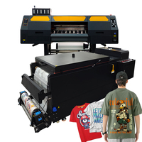 Imprimante DTF grand format 60 cm Presse à jet d'encre à chaud Papier vinyle Film PET DTG Machine d'impression de transfert de t-shirts T-shirts