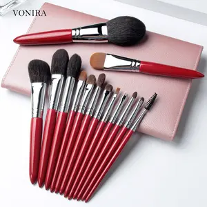 Makeup Brush Set Professional 14pcs Makeup Brushes Set Professional Premium Natural Synthetic Mixed Make Up Brushes Kit For Foundation Powder Blush Eyeshadow