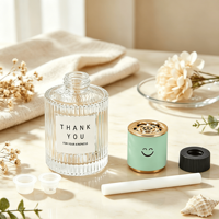Diffuseur de parfum automatique de luxe haut de gamme 120 ml avec base volcanique pour chambre et voiture – Bouteille diffuseur d'air parfumé en gros