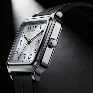 Montre de luxe haut de gamme pour hommes, montre à quartz avec chiffres arabes, montre à quartz étanche de haute qualité, montre pour hommes - Product Image 4