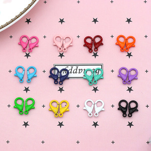 ตัวล็อกแบบก้ามปูสีลูกกวาด ขนาด 12 มม. โลหะ สำหรับทำสร้อยคอ พวงกุญแจ จี้ DIY อุปกรณ์ตกแต่งเครื่องประดับ ขายส่ง - Product Image 2