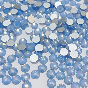 Blue Opal SS20 Flatback Non-Hotfix Loose Rhinestones Silver Base Small Package Crystal Glass For DIY Crafts Nails Garments Bags