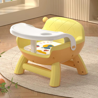 Siège d'enfant multifonctionnel Siège d'alimentation pour bébé avec sons Chaise de salle à manger personnalisée avec plateau pour table à manger